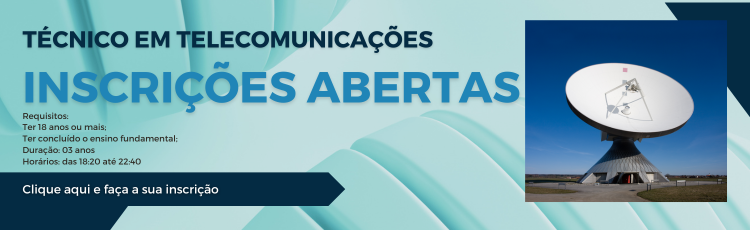 EJA em Telecomunicações - Inscrições abertas