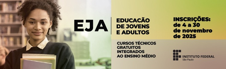Processo seletivo 2026 - EJA Técnico em Telecomunicações