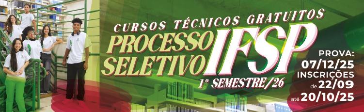 Processo Seletivo 2026 - Cursos Técnicos - Edital 211/2025